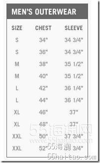 凯尼斯·柯尔 Kenneth Cole尺码对照表，Kenneth Cole衣服、Kenneth Cole鞋子尺码对照表-图片7