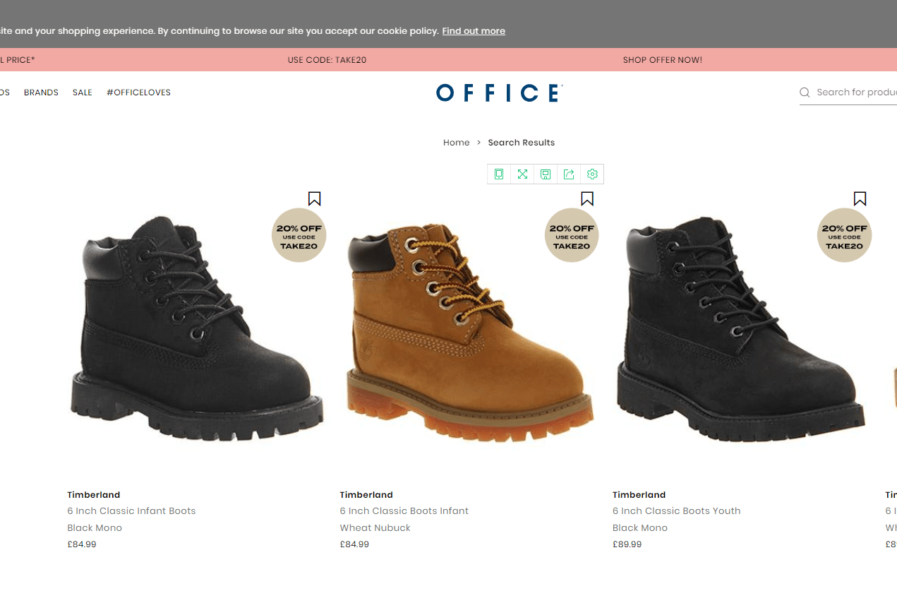 Office Shoes折扣码2024-Office Shoes全场正价商品八折促销