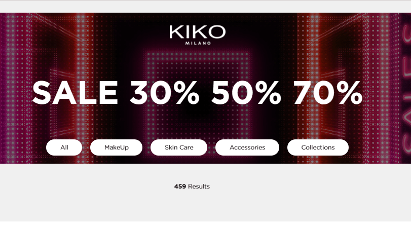 Kiko优惠码2024 kiko美国官网精选限定美妆产品低至3折+额外9折促销美国免邮