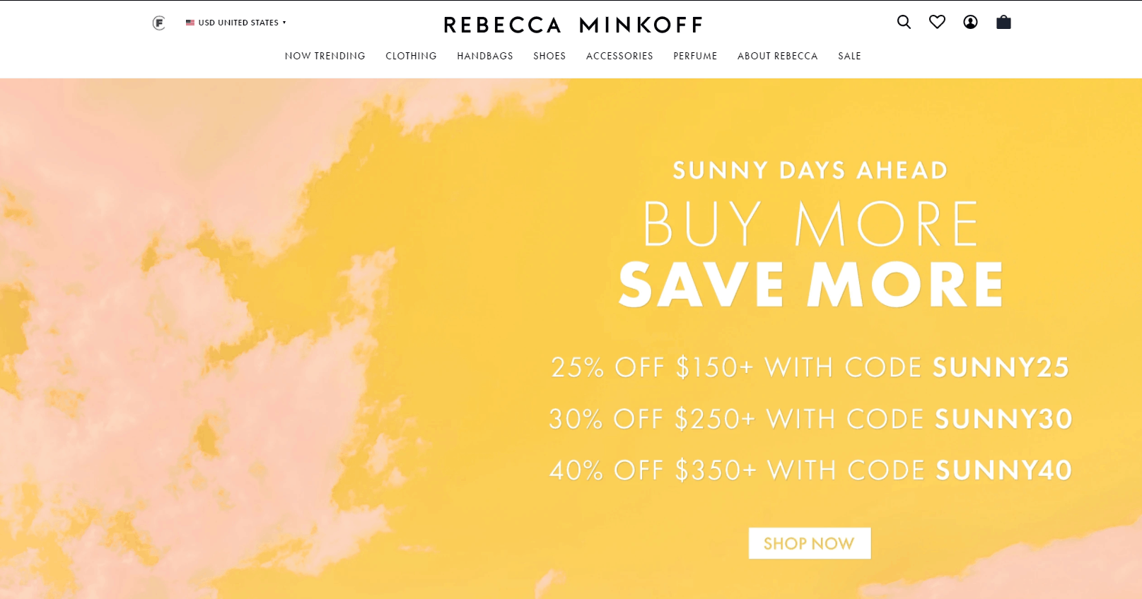 Rebecca Minkoff優惠代碼2022-rebeccaminkoff美國官網全場時尚服飾鞋包最高滿額6折促銷折扣區也參加